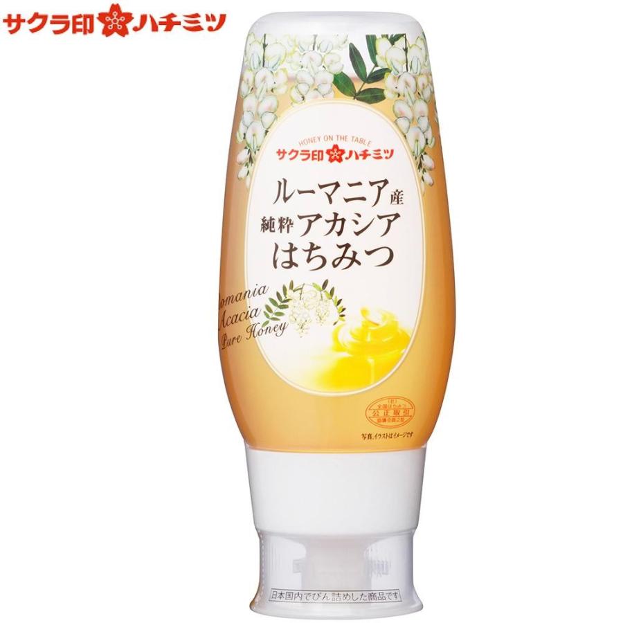 代引き不可 サクラ印ハチミツ ルーマニア産 ルーマニア産 300g 12本 純粋アカシアはちみつ 食品 300g 12本 大東商興 雑貨市場