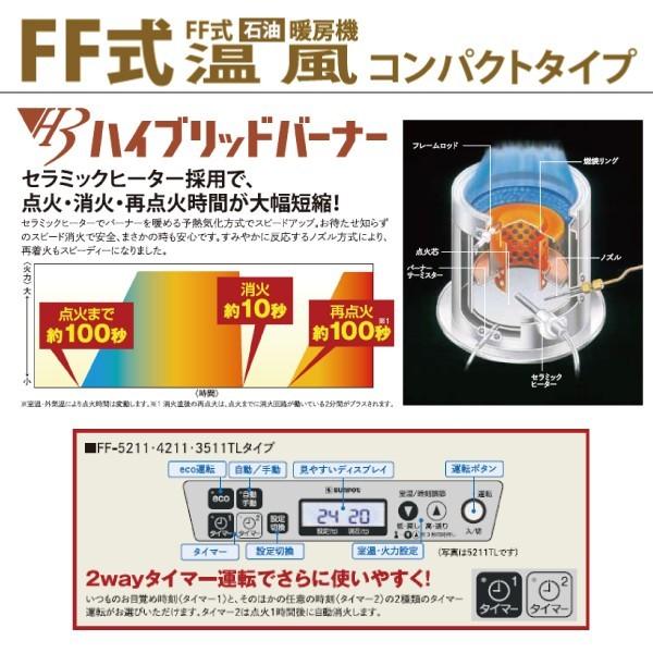 本年度入荷品 FF式 灯油 温風ストーブ CHOFU(旧 サンポット) FF 