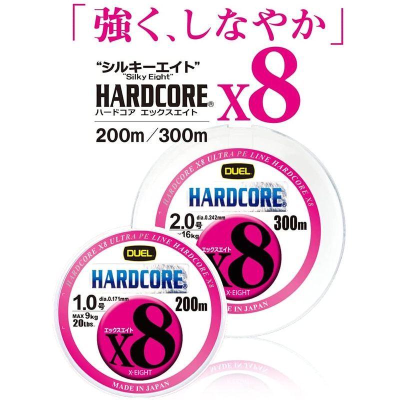 冬バーゲン 特別送料無料 X8 Hardcore 釣り糸 Peライン デュエル Duel ライン 5色 イエ 0m 1 0号 高感度 高強度 釣具 釣りライン 釣り糸 ライン Www We Job Com