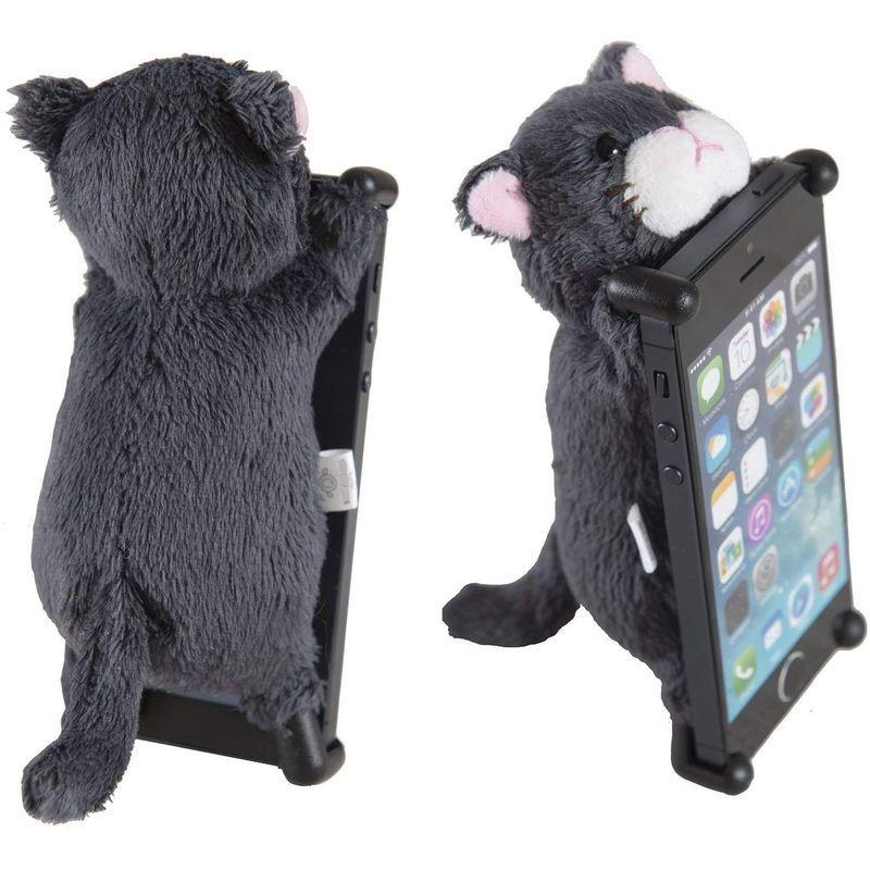 翌日発送可能 For ネコ型ぬいぐるみiphoneカバー 2 Chatty Iphone 5621 チャコール Se アンドロイドスマホ用 ケース Www Sustentec Com Br