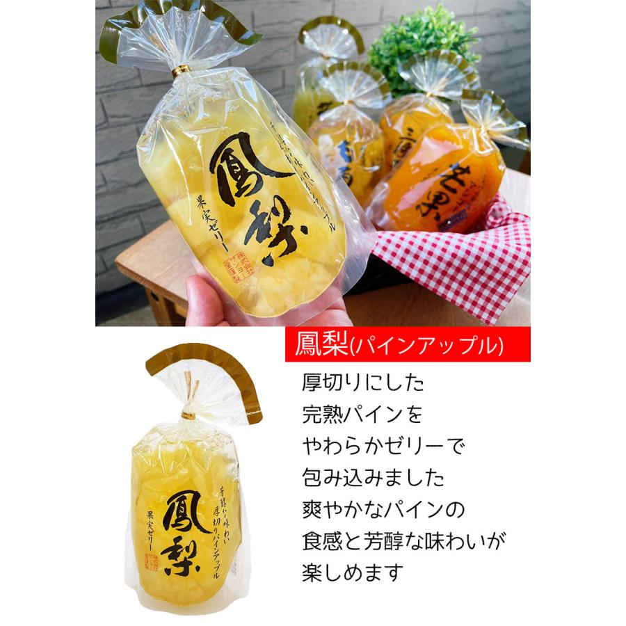 ゼリー ぜりー フルーツゼリー 果肉がごろころ サンヨー堂 6種類