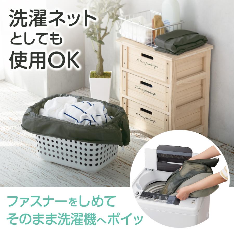 【新商品！洗濯機で洗える】買い物カゴバッグ |買い物カゴ エコバッグ メッシュバック かご  丸洗い 清潔 大容量 折りたたみ コンパクト 持ち運び 便利グッズ｜daiya-idea｜08