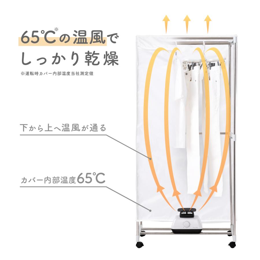 小型衣類乾燥機 工事不要　花粉の季節対策 完売しました】雨 梅雨 花粉 対策グッズ 衣類乾燥機 小型 組立式 工具