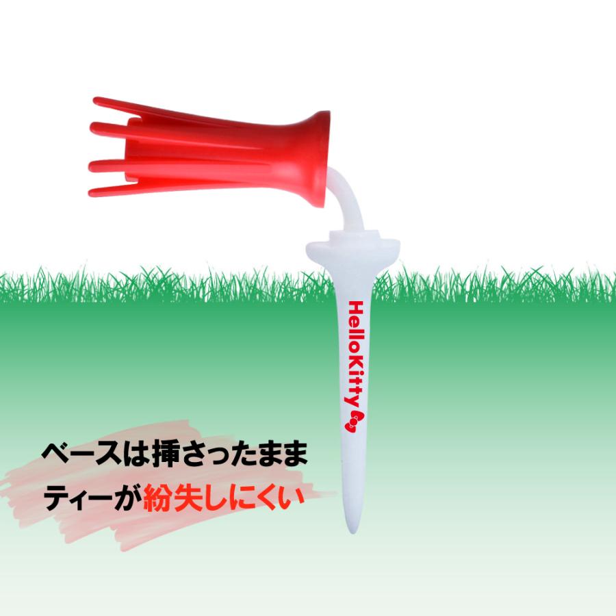 DAIYA GOLF ハローキティコラボのティー | ゴルフティー 首振り 飛距離