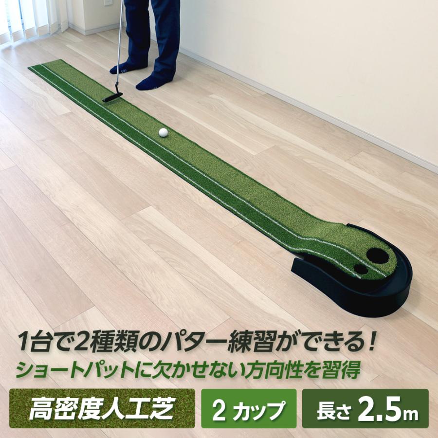 DAIYA GOLF 2.5m×22.5cm 高密度人工芝 2つのサイズのホールカップを