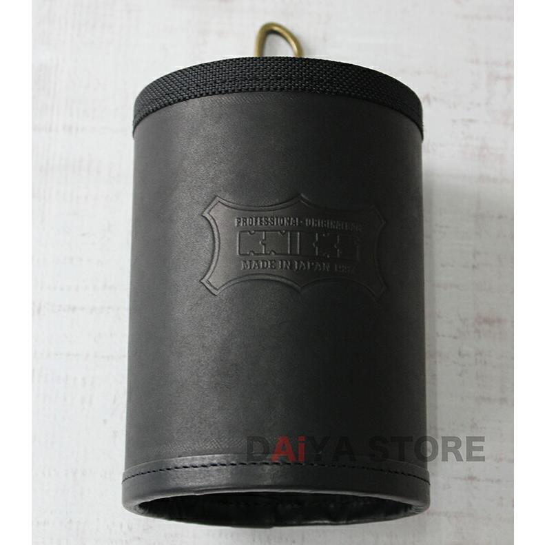 ニックス KNICKS KBS-100DC ダストカップ ヌメ革 ブラック 腰袋 腰道具