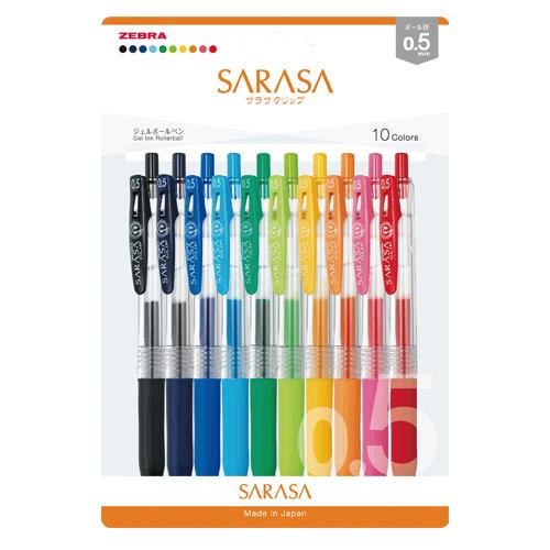 ZEBRA（ゼブラ） サラサクリップ0．5 10色セット N JJ15-10C-N 