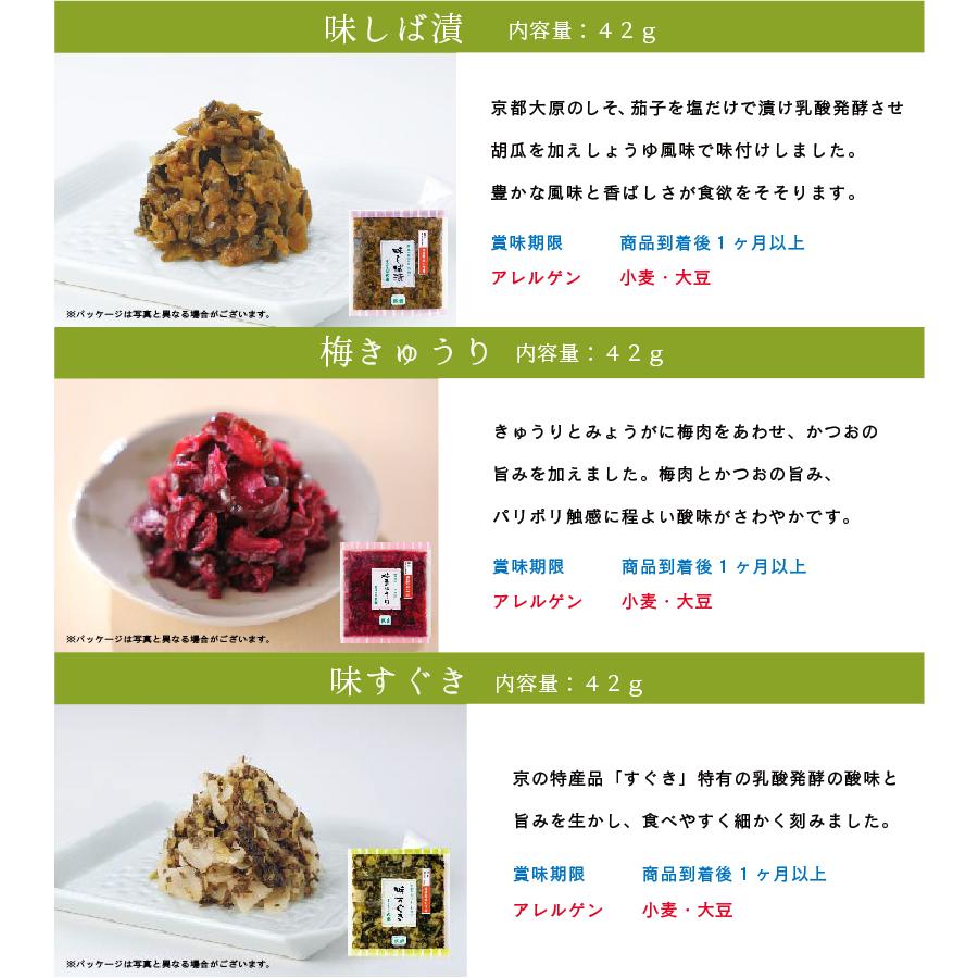 漬物 ギフト 京の味 H-22 翌日発送 京都 大安 漬け物 送料無料 贈答 お返し｜daiyasu1902｜03