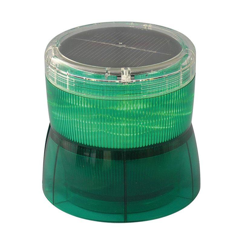 NIKKEI　ソーラー式回転灯　LED回転灯(ソーラー式)　緑　0.33kg　VM10S-BG