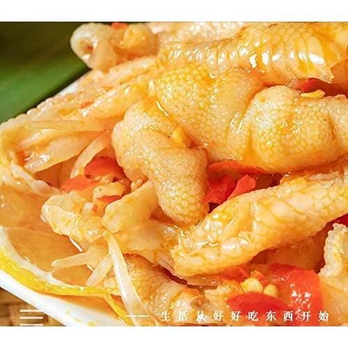 冷凍 骨なしスパイシーモミジ 110gx3袋セット ラー油付 鶏の足 ピリ