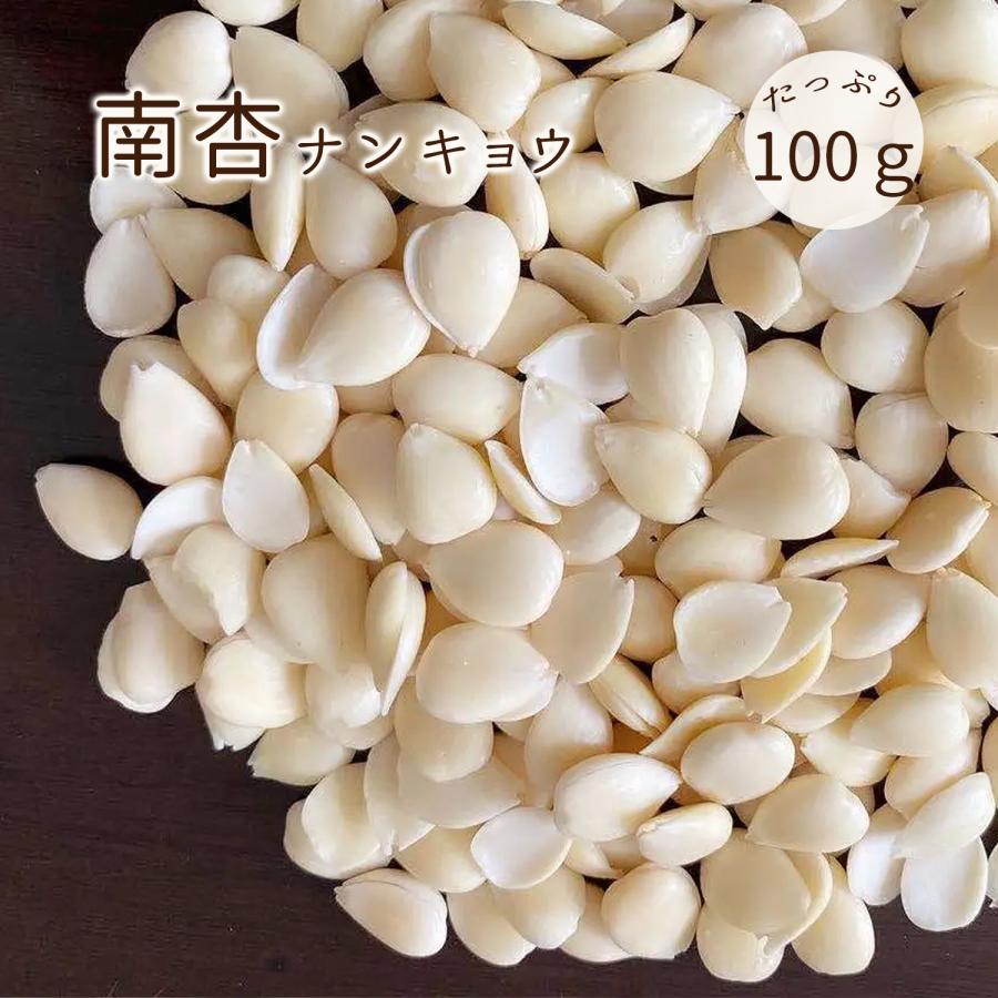 南杏 ナンキョウ 100g 甜杏仁 てんあんにん 薬膳や杏仁豆腐の原料に