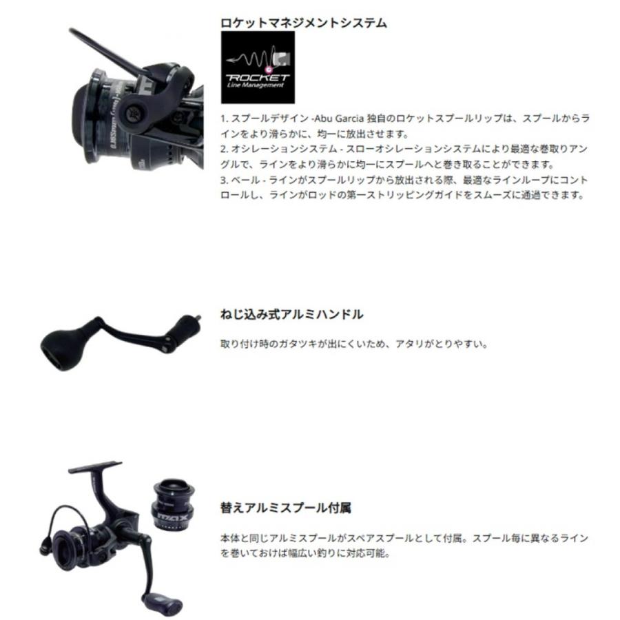 Abu Garcia スピニングリール アブガルシア マックス SX 2500SH MAX