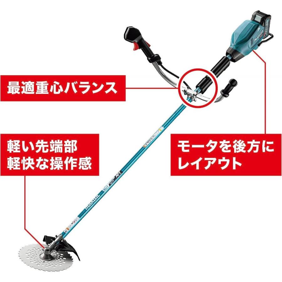 マキタ　Makita　充電式草刈機　Uハンドル　ハイパワー　40Vmax　4Ah　（バッテリ・充電器別売り）　防水　本体のみ　防じん　MUR005GZ