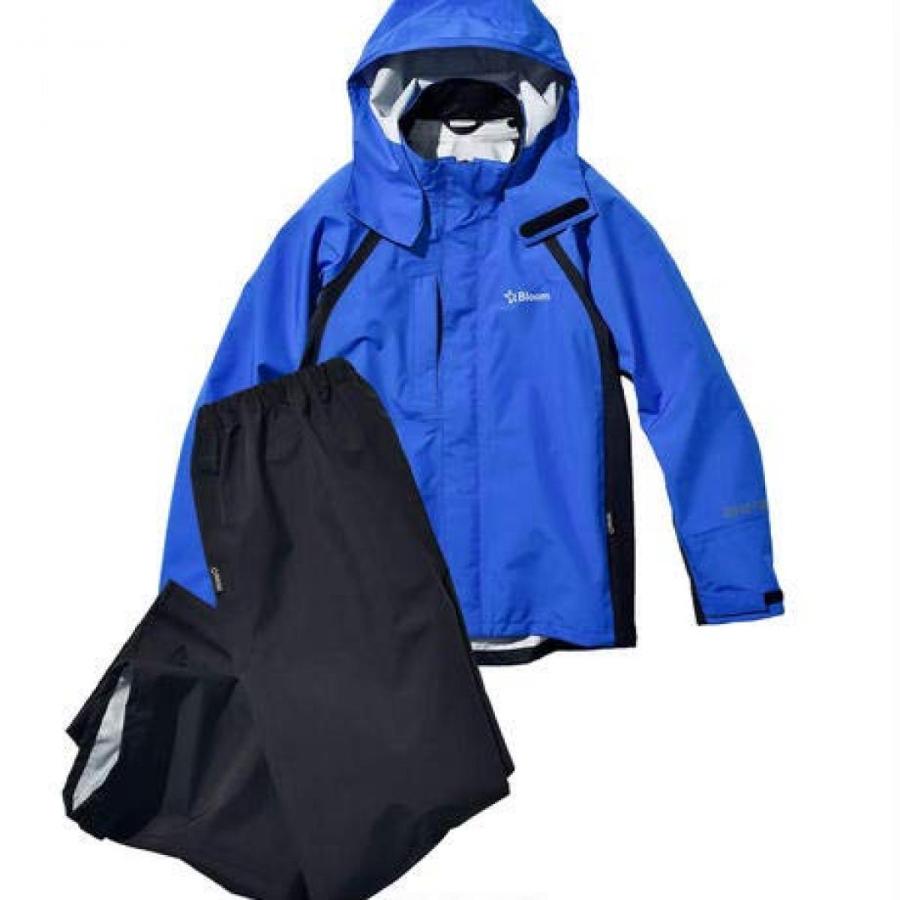 Bloom ブルーム ウェア ロイヤルブルー Mサイズ 上下セット ゴアテックス 67590 田中産業株式会社｜ 防水 防風 作業着 フィールドウェア アウトドア Bloom ブルーム ウェア ロイヤルブルー Mサイズ 上下セット ゴアテック