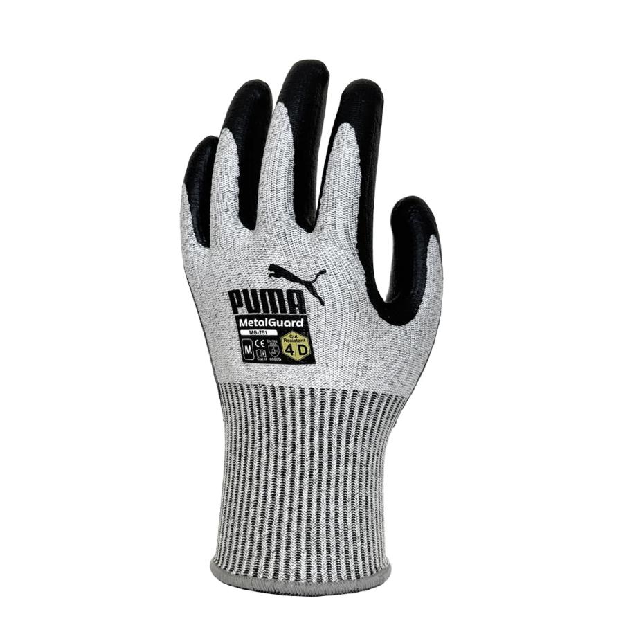 PUMA（プーマ） 耐切創ワーキンググローブ 【メタルガード ネイビー