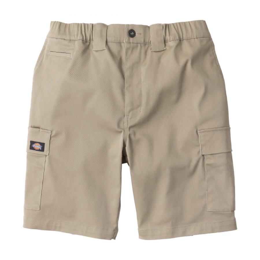 Dickies（ディッキーズ） ストレッチ ショートカーゴパンツ L カーキ D