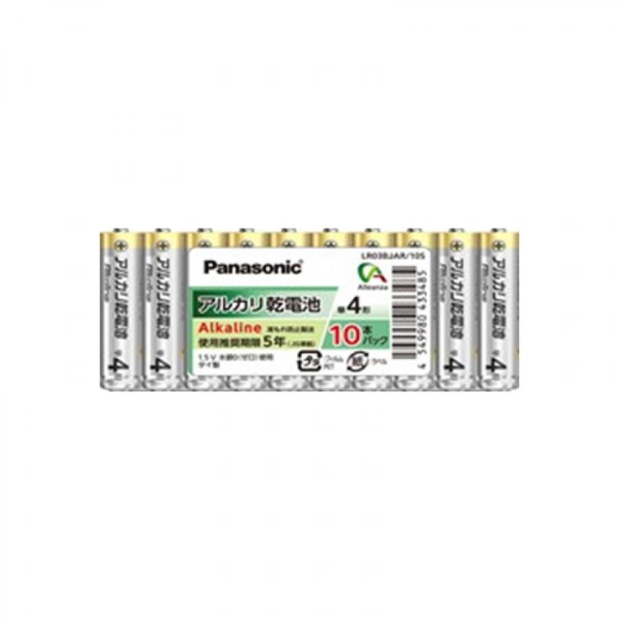 在庫有・即納】アルカリ乾電池 単4形×10本 LR03BJAR/10S パナソニック Panasonic  :4549980433485:ダイユーエイト.com ヤフー店 - 通販 - Yahoo!ショッピング