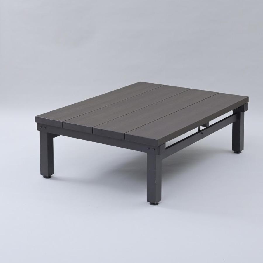 山善（YAMAZEN） 人工木デッキ 120cm×90cm 2層式 ダークブラウン YJD