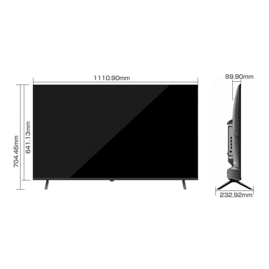 WIS 50インチ 4Kモニター AS-M50C 大型画面 モニター デジタル