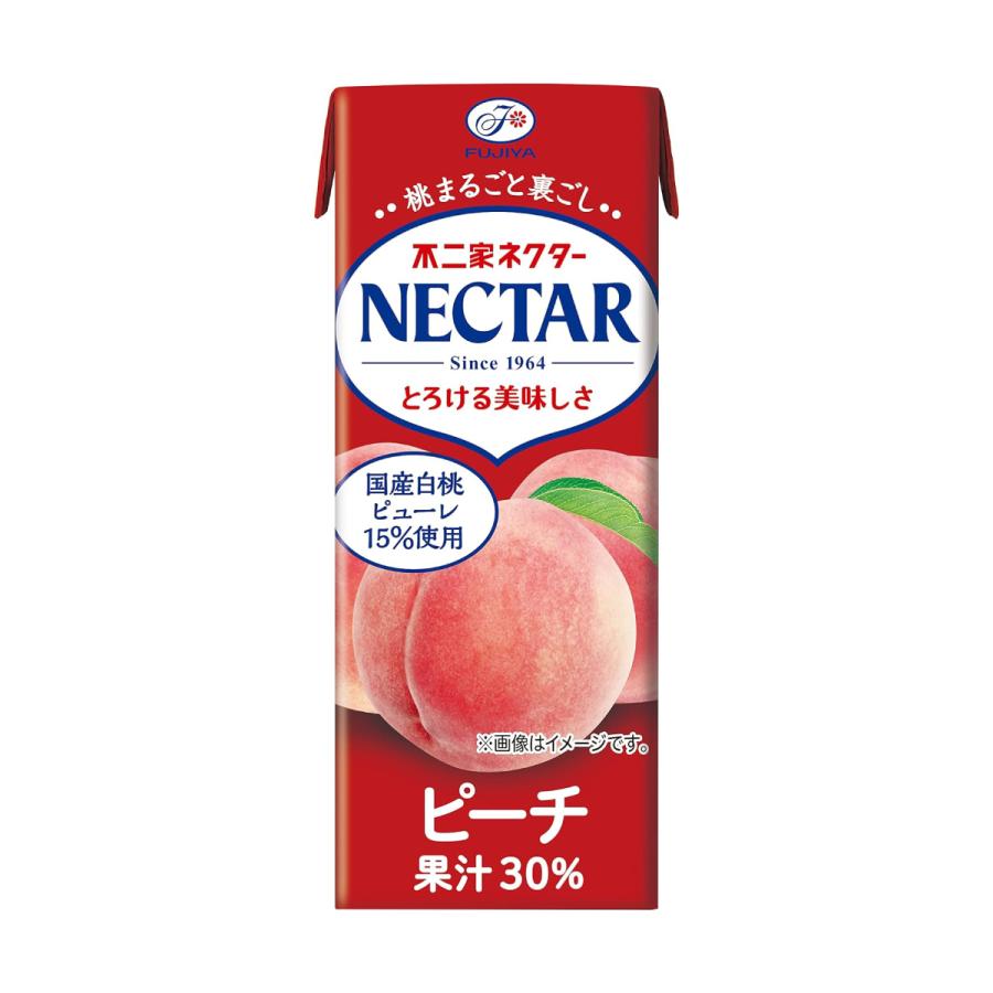 不二家（FUJIYA） 【まとめ買い】 伊藤園 ネクター ピーチ 200ml×24本