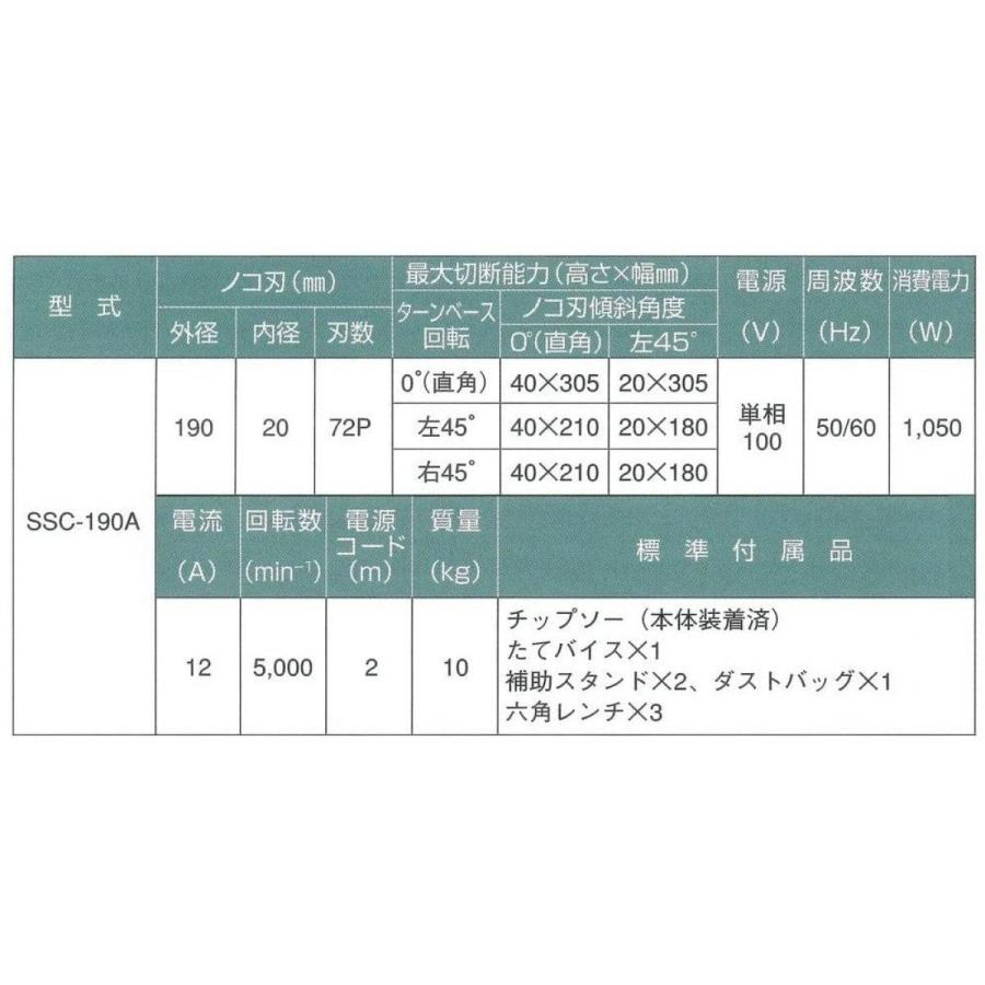 新興製作所 新興 SINKO 卓上スライド丸ノコ SSC-190A スライド丸ノコ