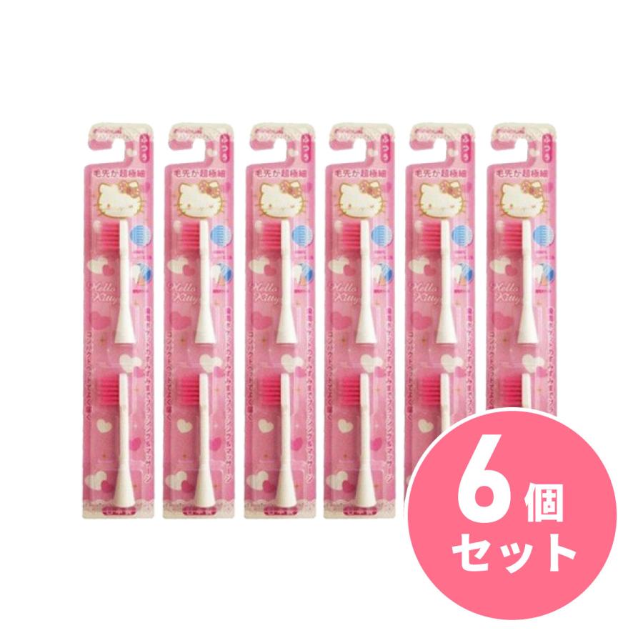 〒【メール便発送】【まとめ買い】ミニマム サンリオ替ブラシ ふつう×6