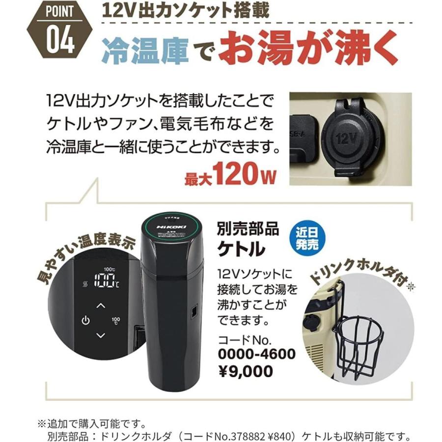 HiKOKI（ハイコーキ） 【在庫有・即納】【バッテリー1個】冷温庫 保冷