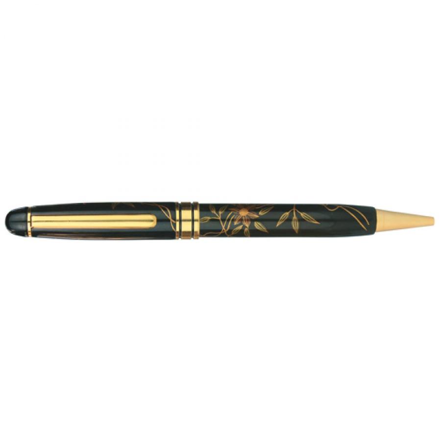 セキセイ 輪島塗 蒔絵「雅風」ボールペン 鉄線花 AX−8802
