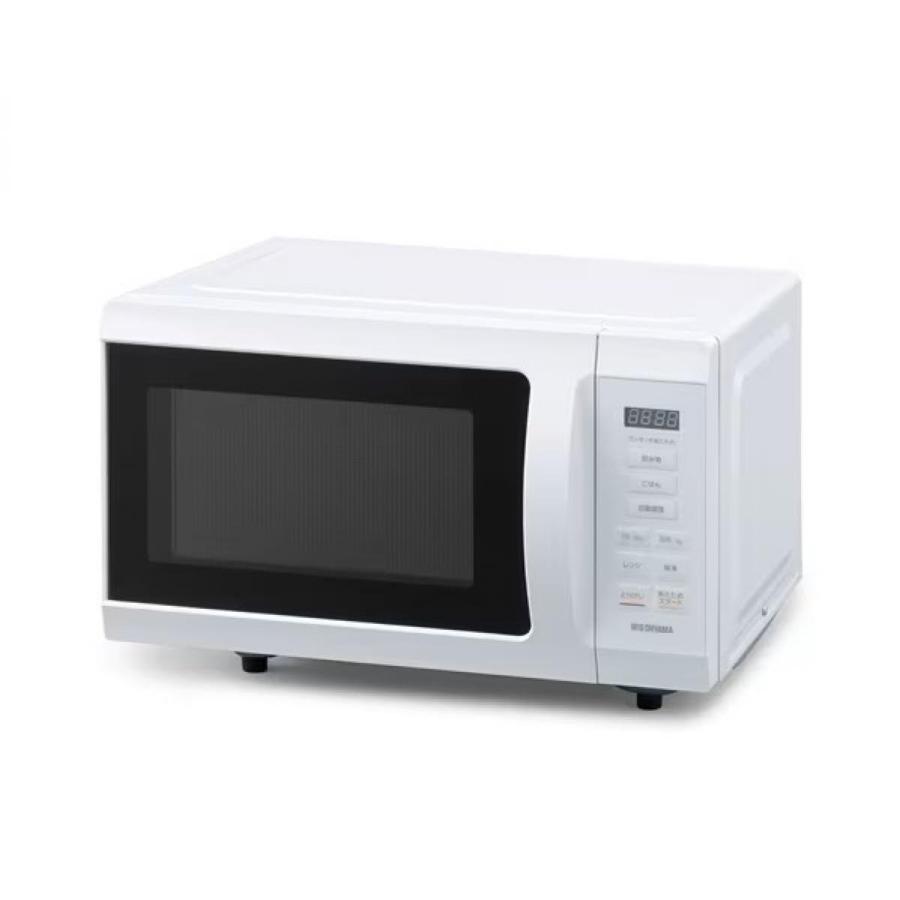 即納：アイリスオーヤマ 電子レンジ 17L ターンテーブル ヘルツフリー