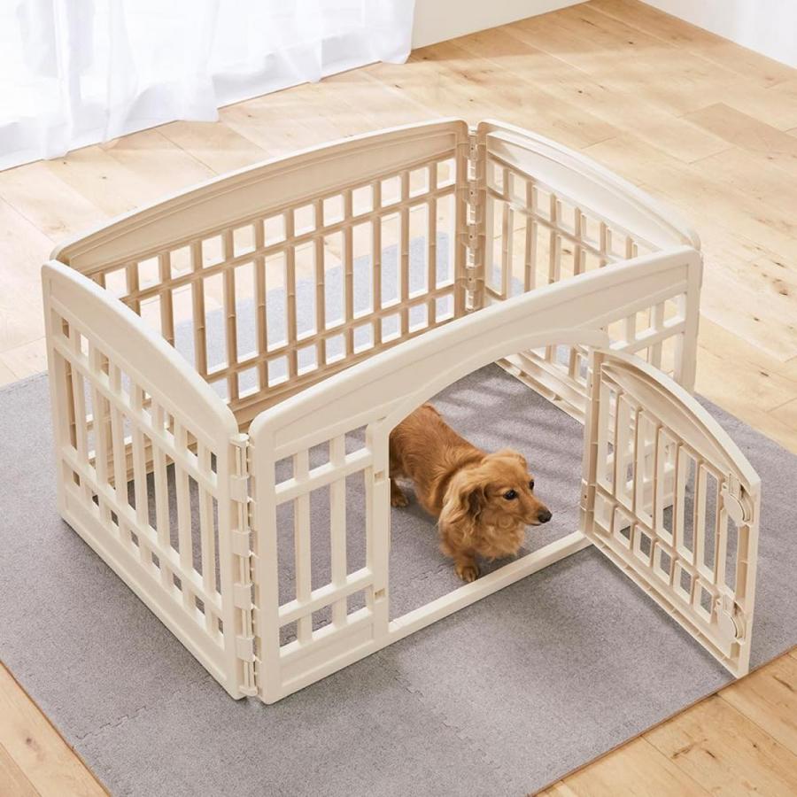 アイリスオーヤマ ペットサークル CI-6022 アイボリー Sサイズ 犬小屋
