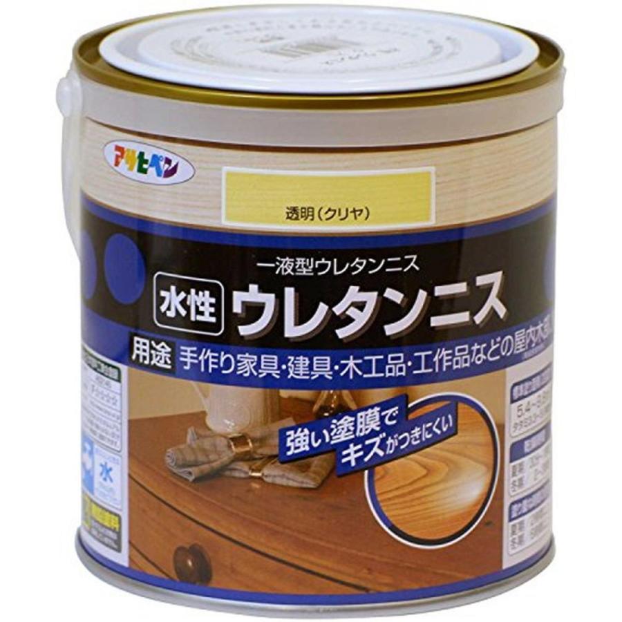 アサヒペン アサヒペン(Asahipen) 水性ウレタンニス 0.7L クリヤ 屋内