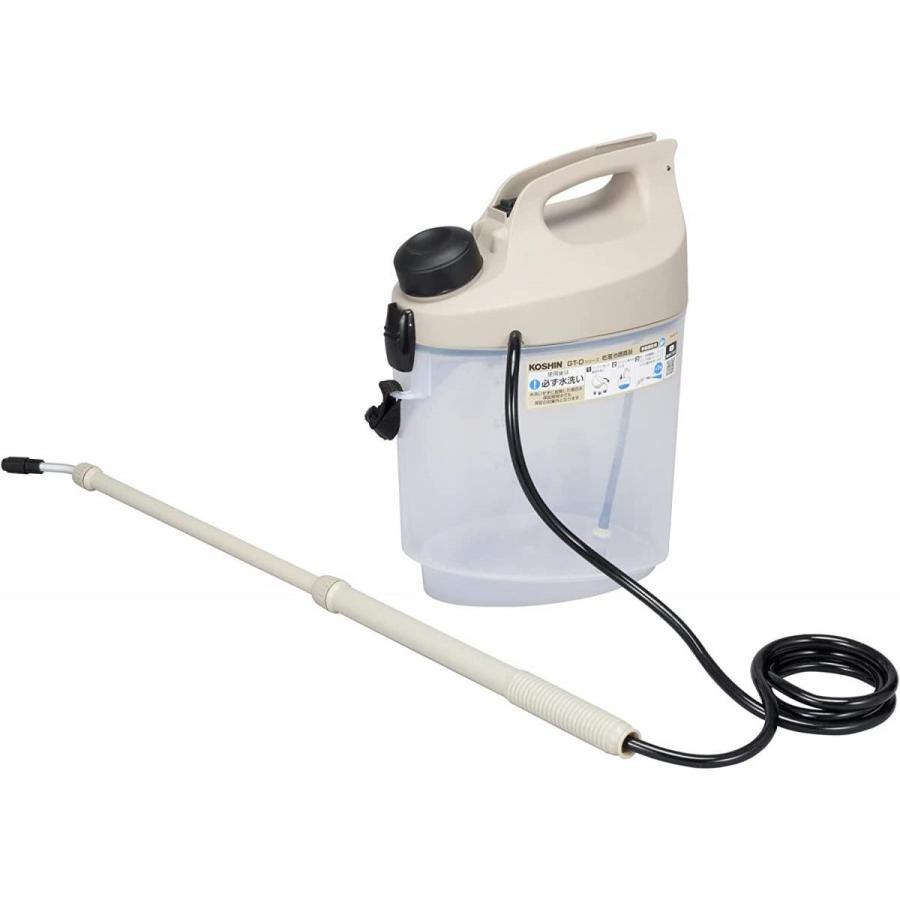 在庫有・即納】工進(KOSHIN) 乾電池式噴霧器 5L GT-5D 単一乾電池4本