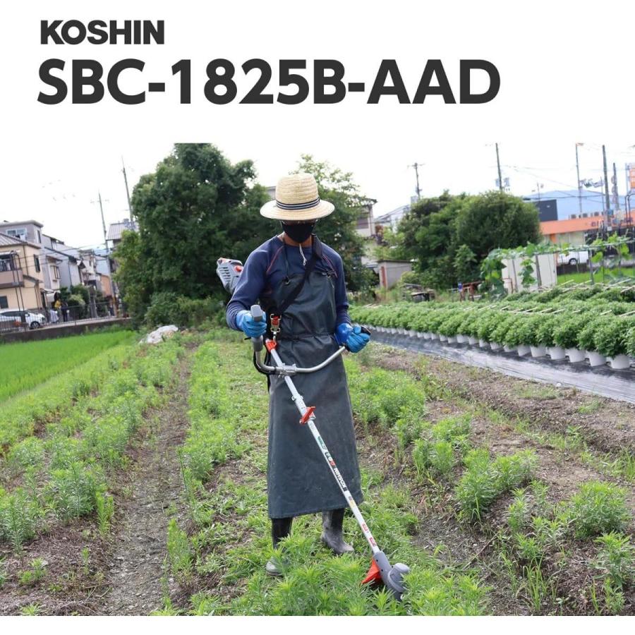 KOSHIN 工進 草刈り機 バッテリー2個付き 18V 在庫有・即納】【バッテリー2個付き】 工進(KOSHIN) 18V 2.5Ah 充電式