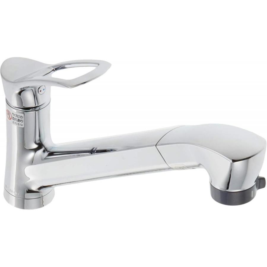 【在庫有・即納】三栄水栓 SANEI COULE シングルワンホールスプレー混合栓 K87120JV-13 キッチン用ハンドシャワー 節水水栓 の商品画像