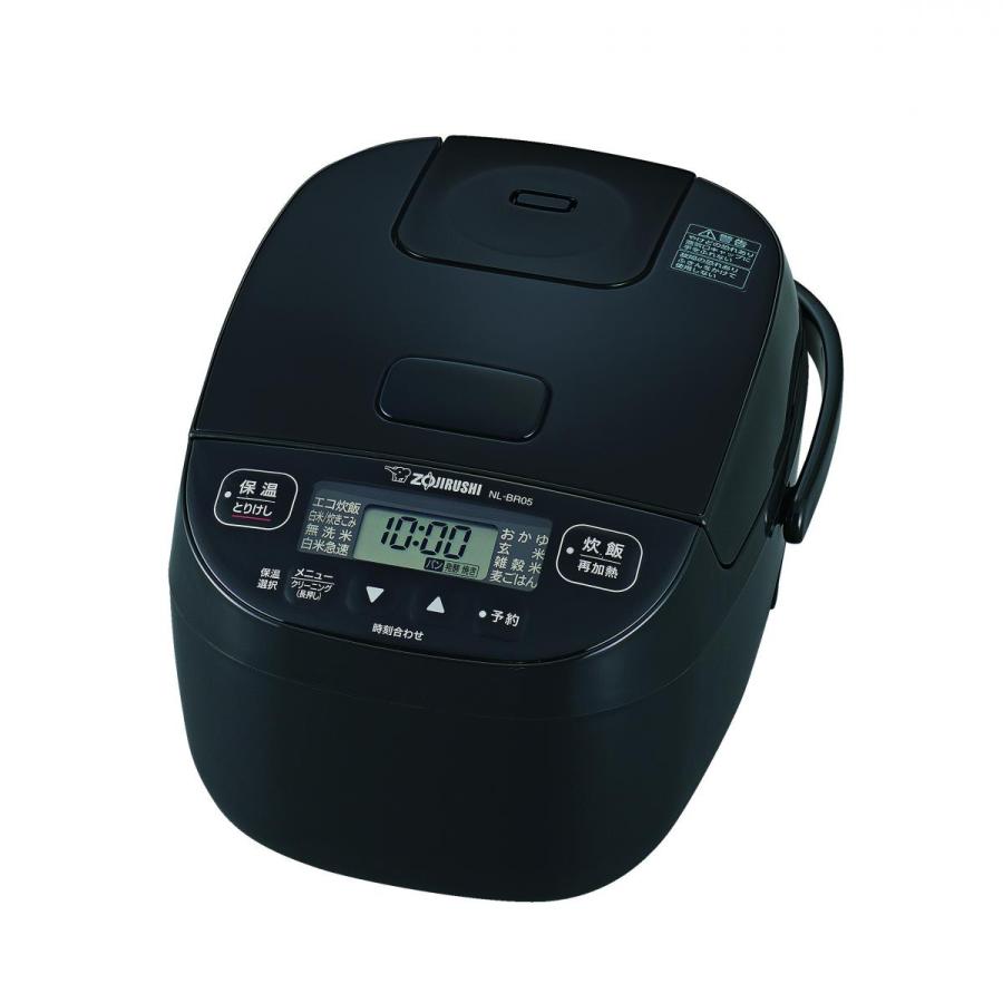 象印（ZOJIRUSHI） 炊飯器 3合 ブラック NL-BR05-BA マイコン 炊飯