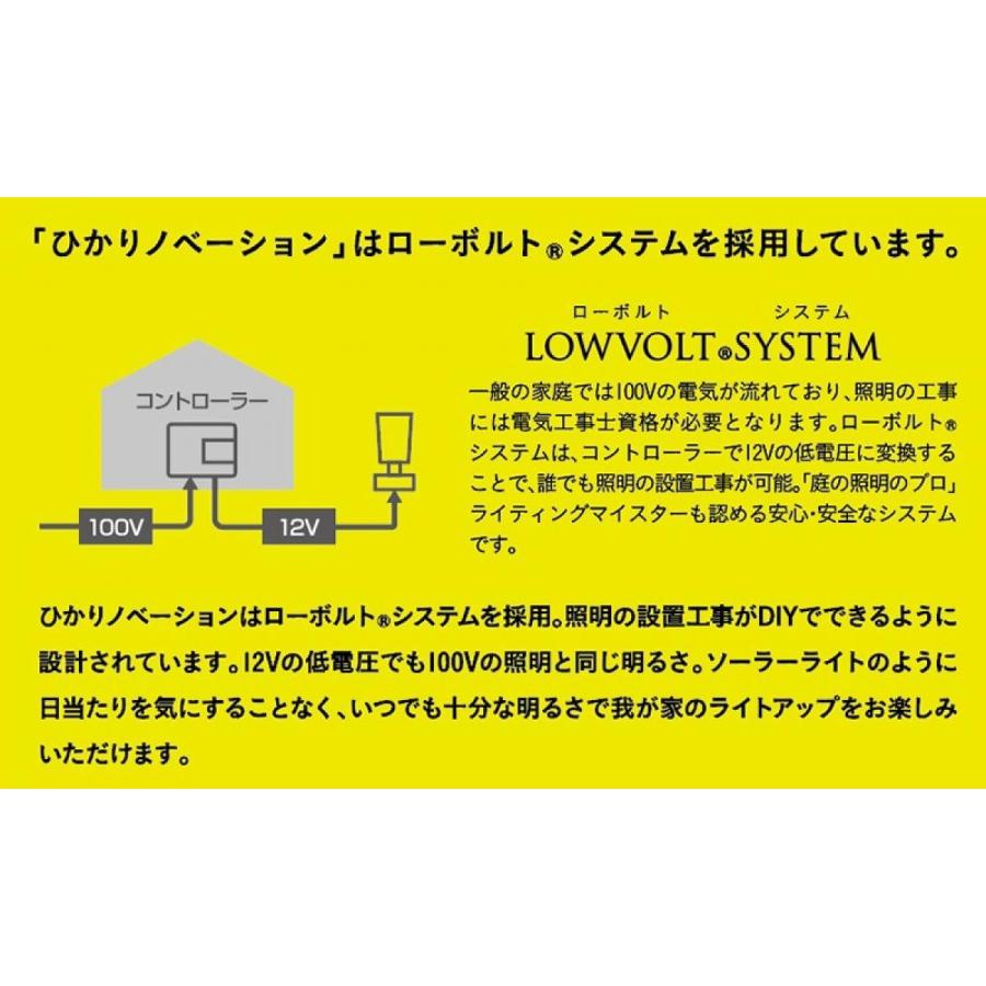 タカショー ひかりノベーション 活動のひかり 基本セット LGL-LH05P ガーデンライト 防水 屋外 庭 LED ライト ライトアップ ダウンライト 間接照明 takasho｜daiyu8-y｜07