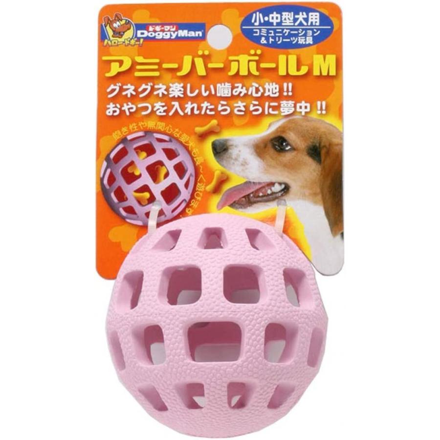 ドギーマン 【在庫有・即納】 犬用おもちゃ アミーバーボール M 小型犬