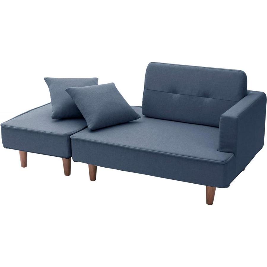 I】セルタン CELLUTANE カウチソファ NAP 2人掛け 脚置き付 インディゴ