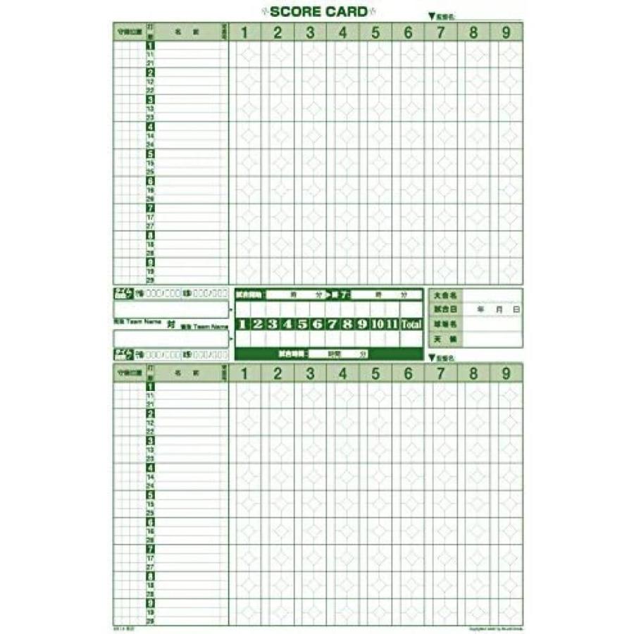 サクライ貿易 PROMARK (プロマーク) 野球スコアブック SC-100 A4サイズ 