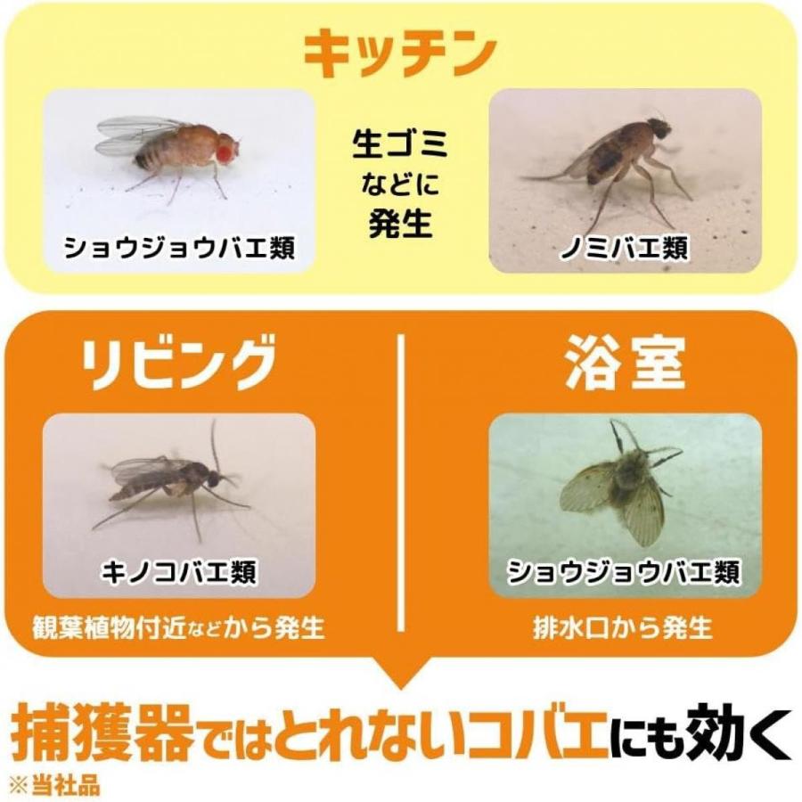 キンチョー 金鳥 コバエムエンダー 80プッシュ コバエ用スプレー コバエ駆除剤 虫よけ コバエ コバエ駆除 コバエ退治 コバエ対策 殺虫剤 ...