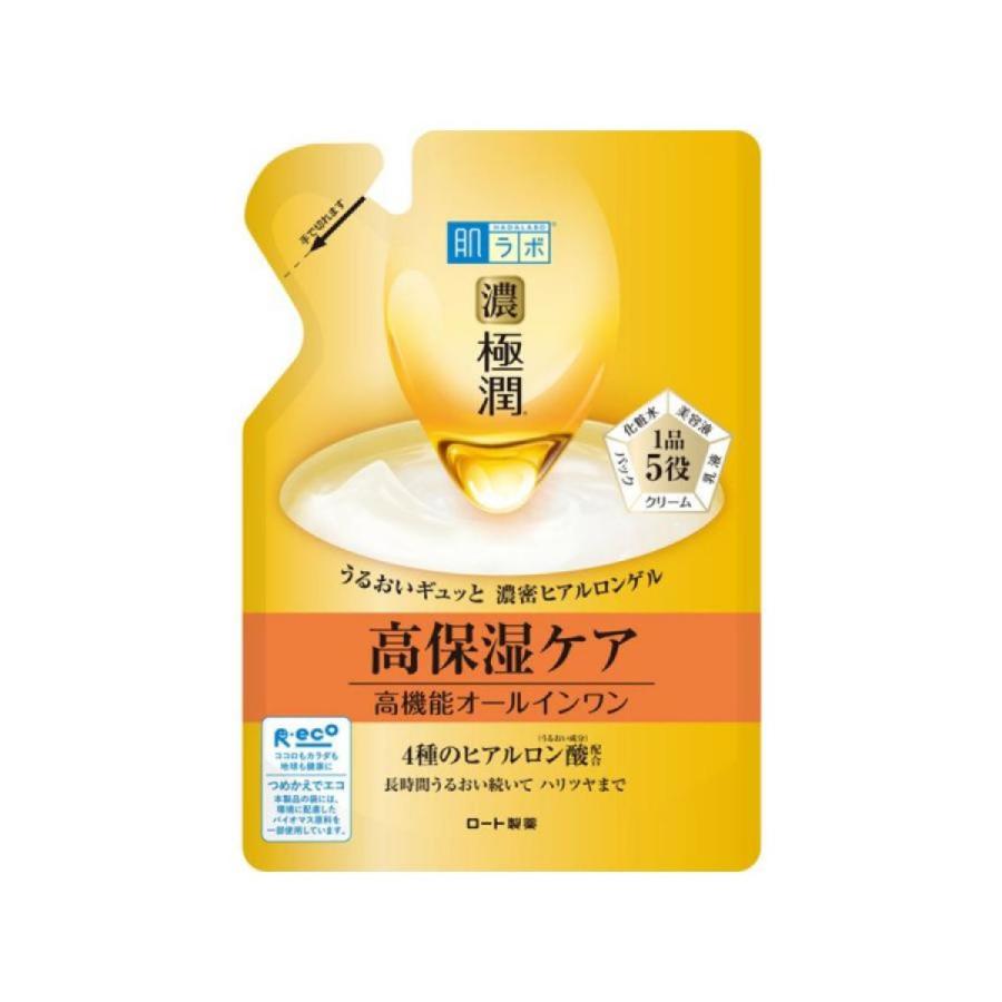肌ラボ 濃 極潤 オールインワン パーフェクトゲル 詰替え用 80g 4つの