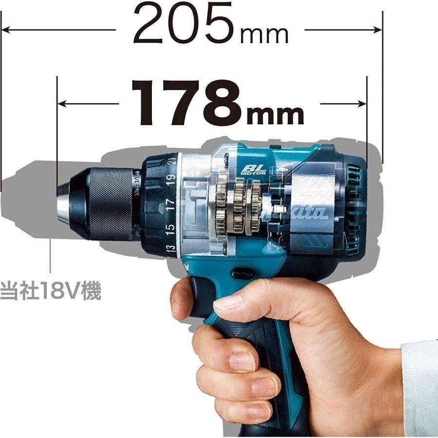 マキタ マキタ(Makita) 充電式ドライバドリル 18V6Ah バッテリ2