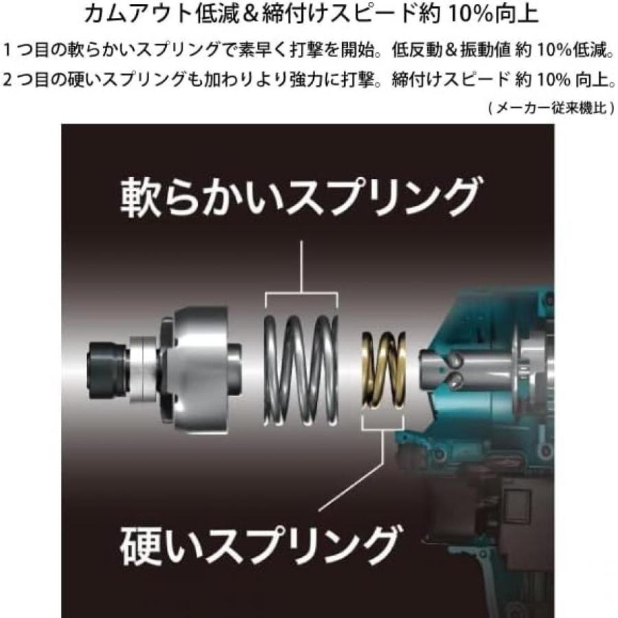 マキタ Makita 充電式インパクトドライバ パープル 40Vmax2.5Ah バッテリ2本・充電器・ケース付 TD002GDXAP 充電式 インパクトドライバ｜daiyu8｜03