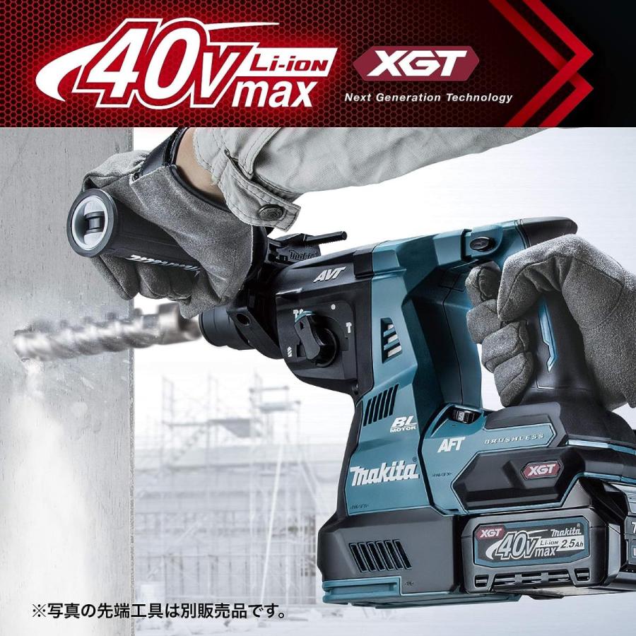 マキタ Makita 充電式ハンマドリル 40VMax 28mm/ハツリ可 SDS+ 集じんシステム バッテリ充電器付 HR001GRDXV ハンマドリル_1