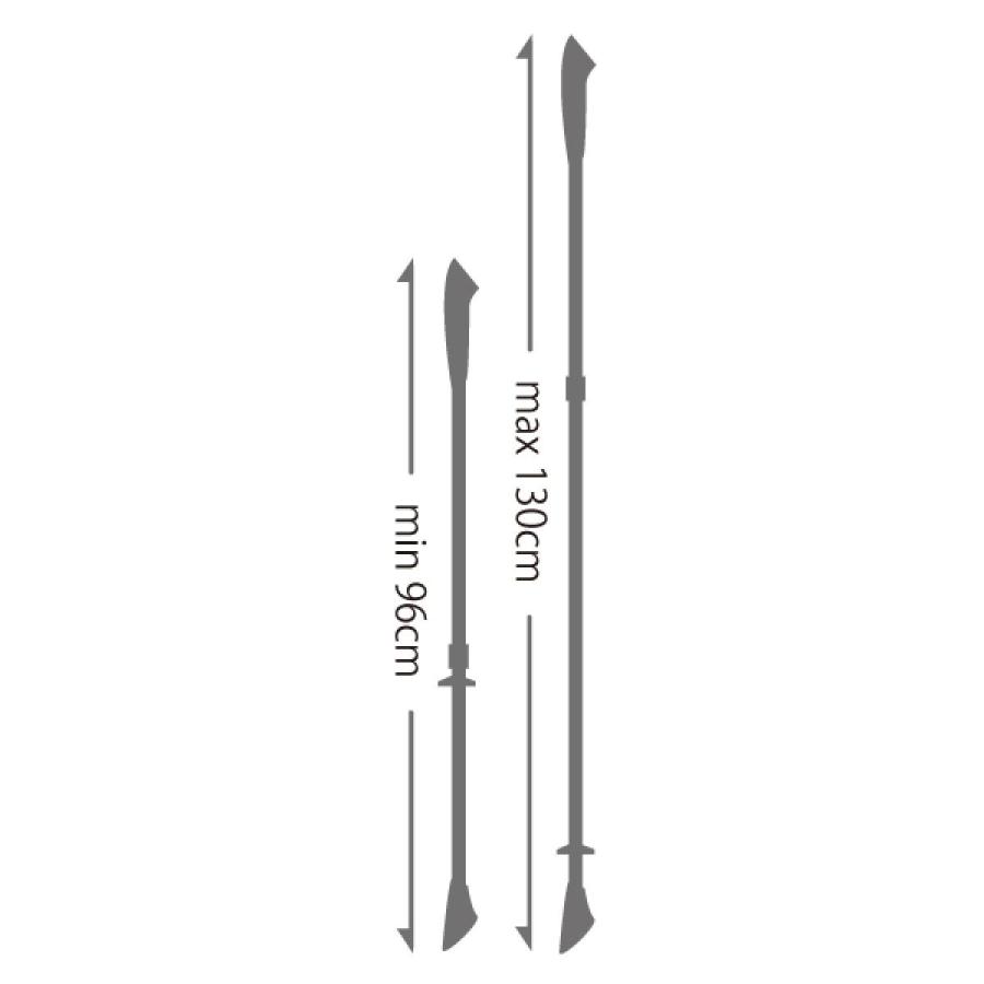 レキ LEKI アウトドア 登山 ノルディックウォーキング スピン シャーク SL 1300479 グリーン トレッキング ポール ストック 二段伸縮式_2