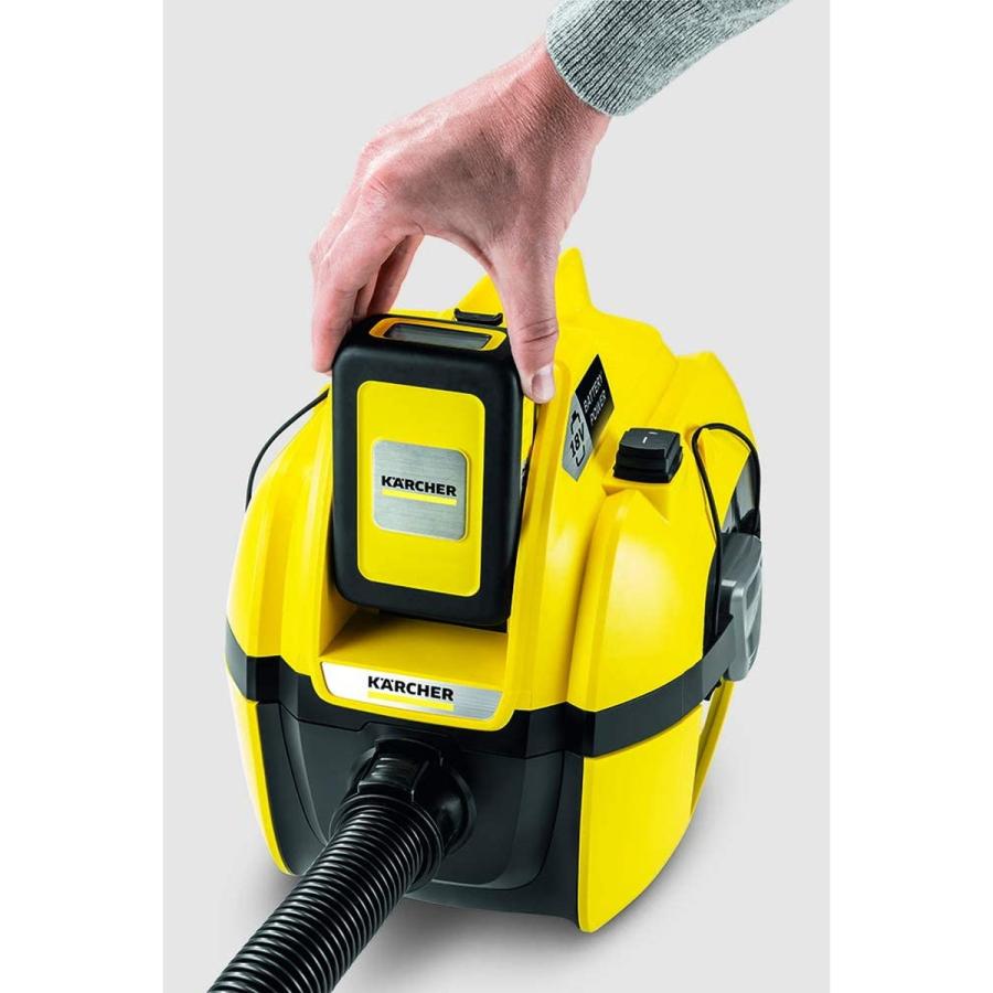 【2Ｆ】【在庫有・即納】ケルヒャー(KARCHER) 乾湿両用バキュームクリーナー ブロワー機能付き WD1 バッテリーセット 1.198-306.0｜daiyu8｜03