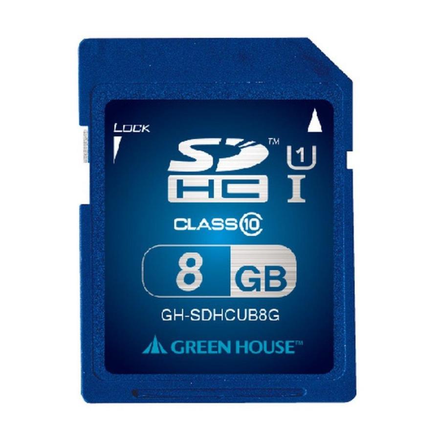グリーンハウス GH-SDHCUB8G SDHC 8GB クラス10 メモリーカード ダイユーエイト PayPayモール店 - 通販 -  PayPayモール