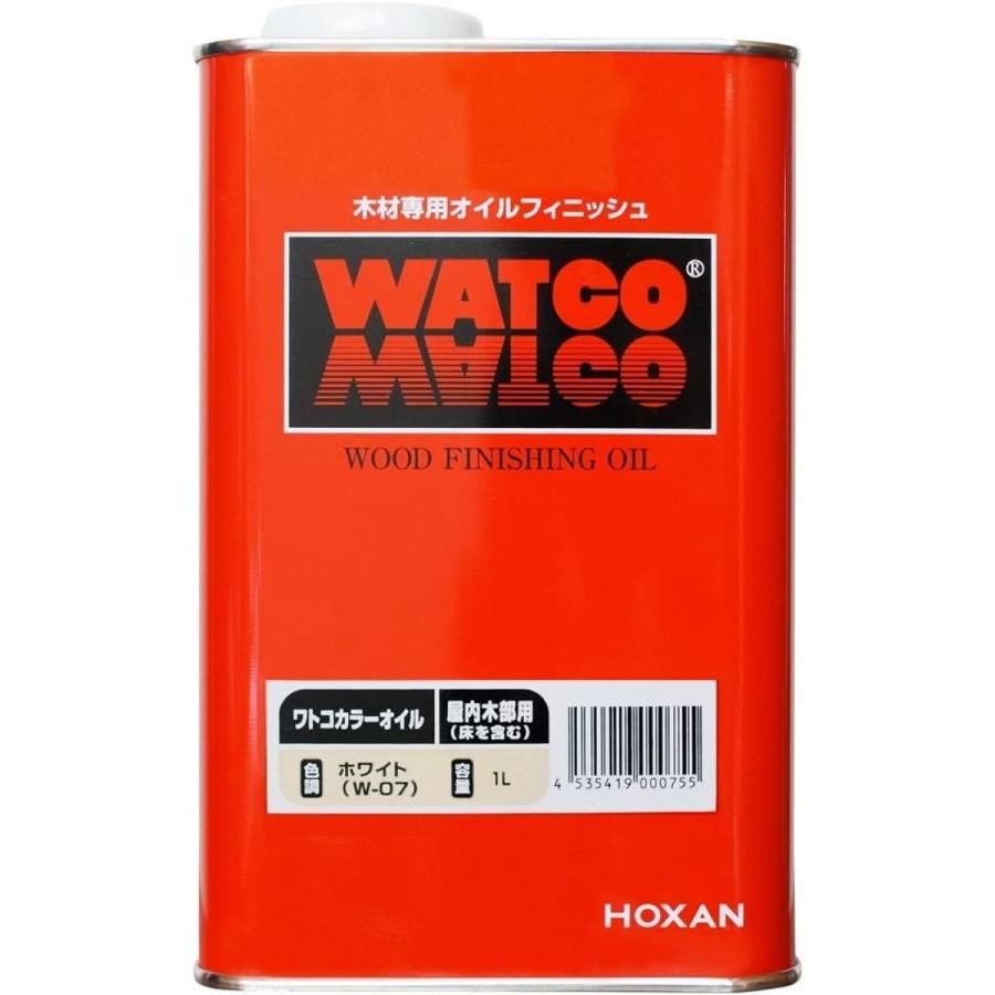メーカー長期欠品』ワトコ(WATCO) ワトコオイル W-07 ホワイト 1L