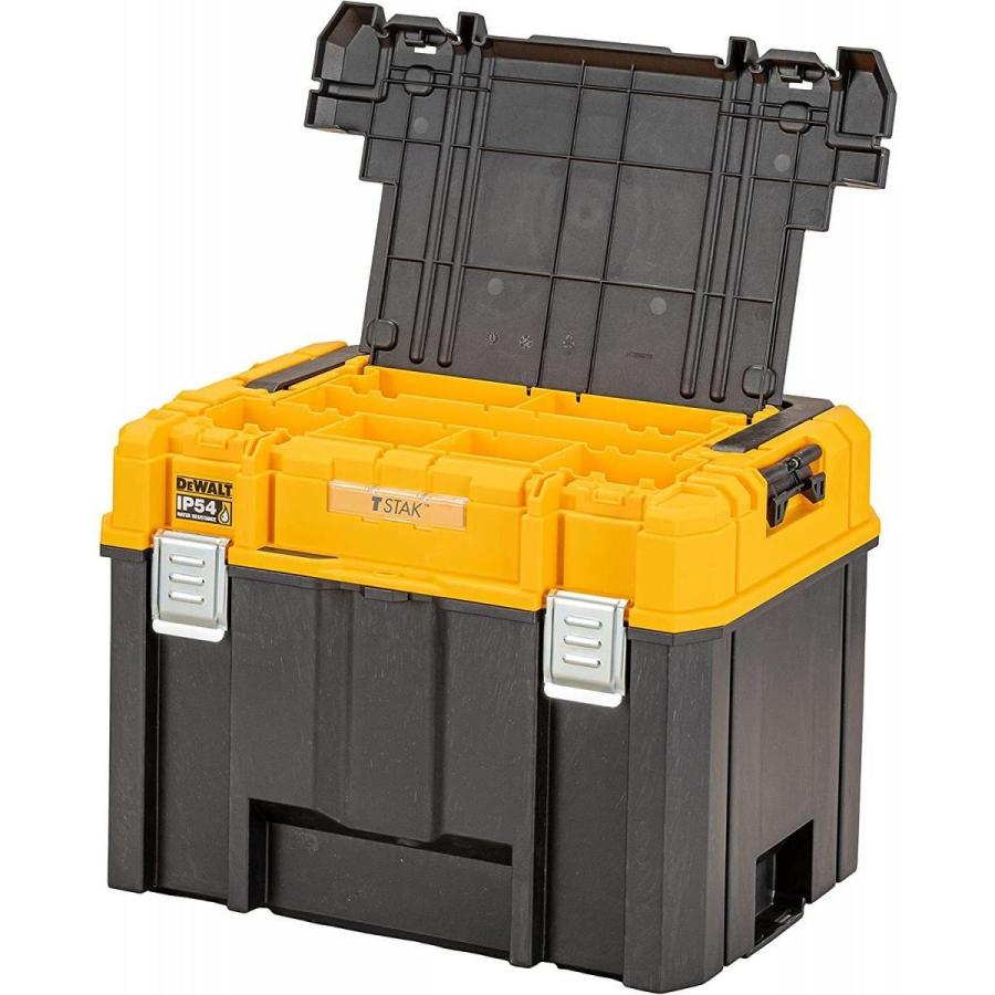 【在庫有・即納】 デウォルト DEWALT オーガナイザー付ラージボックス DWST83343-1 TSTAK (ティースタック) 収納ケース 工具収納 工具箱 ツールボックス|ダイユーエイト PayPayモール店|03
