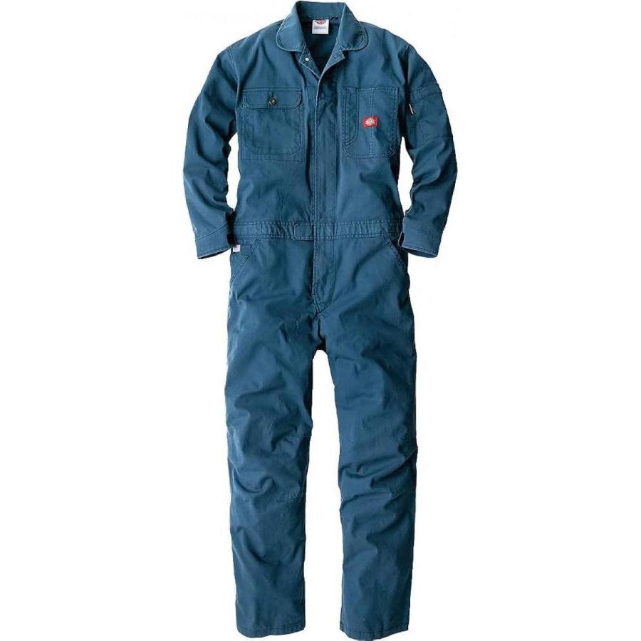 Dickies (ディッキーズ) ストレッチオックスツナギ コバルト Mサイズ D-736　ワークウェア 作業着 作業服 つなぎ オーバーオール Dickies（ディッキーズ） ストレッチオックスツナギ コバルト Mサイズ